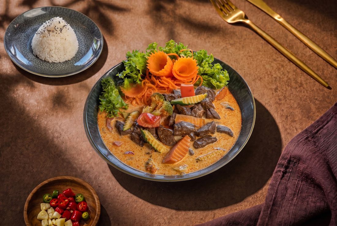 55. Red Curry with Beef