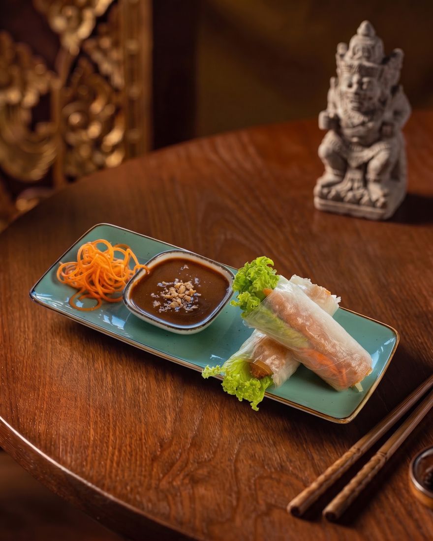 21. Goi Cuon – Summer Rolls with Fried Salmon